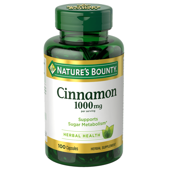 CINNAMON 1000MG X100 CAPS